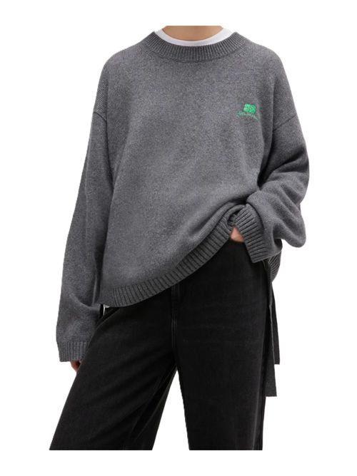 GANNI Maglione con coulisse grigio Ganni | K2632220 CHARCOAL GREY